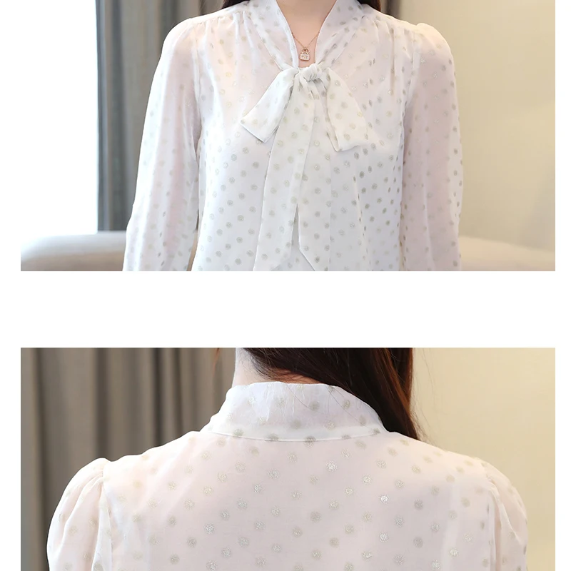 2021 Spring New Style Shirt Fashion Dot Chiffon Blouse Bow Women Shirts Long Sleeve Women Tops Blusas Elegant Ladies 7969 50
2021 Spring New Style Shirt Fashion Dot Chiffon Blouse Bow Women Shirts Long Sleeve Women Tops Blusas Elegant Ladies 7969 50