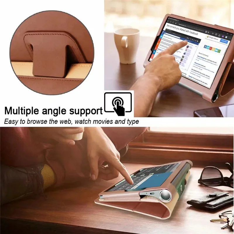 Tablet Case for Lenovo Yoga Smart Tab 10.1 YT-X705F Premium Leather Folio Shell Cover for Funda Lenovo Yoga Tab 5 YT-X705 Case
Tablet Case for Lenovo Yoga Smart Tab 10.1 YT-X705F Premium Leather Folio Shell Cover for Funda Lenovo Yoga Tab 5 YT-X705 Case