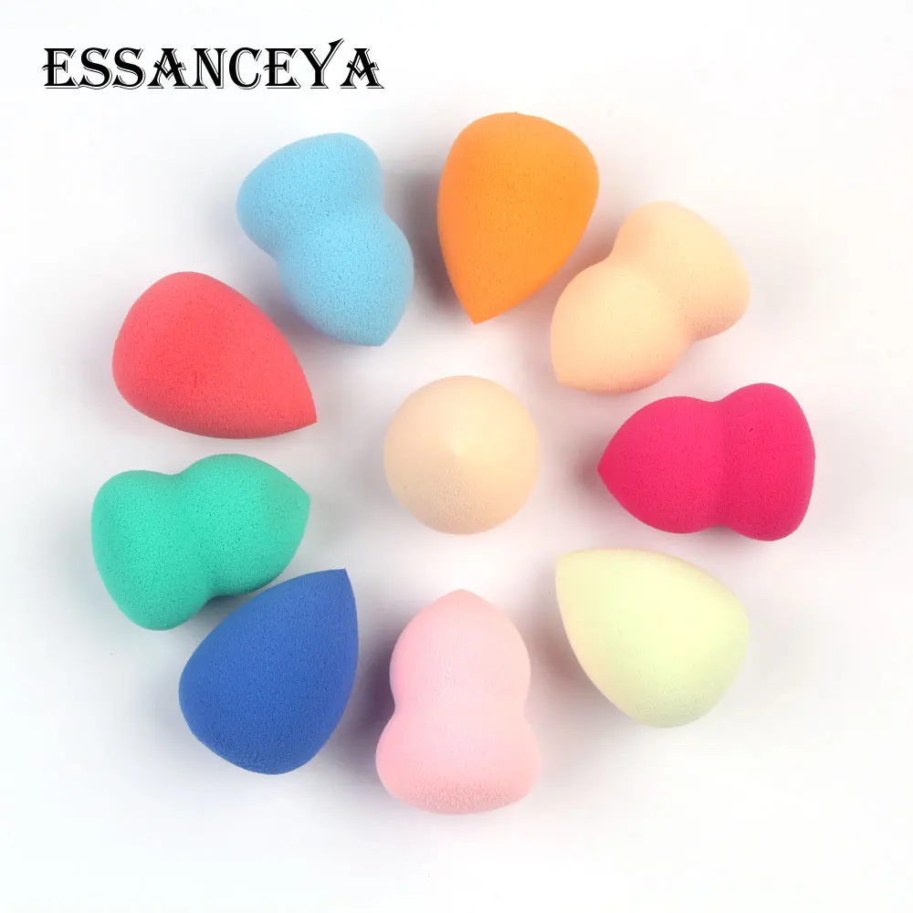 ESSANCEYA набор кисточек для макияжа 1/4/5/10 шт. В случайном цвете губка основы пудры