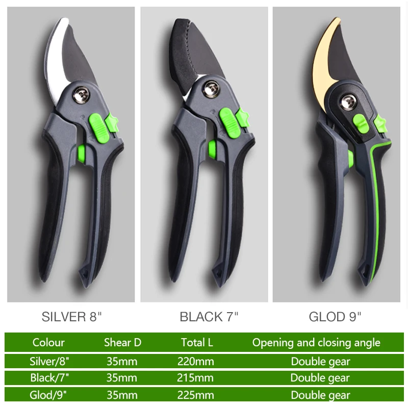 Powerful Gardening Pruning Shear Scissor Branch Tool Shear Stainless Steel Grafting Tool Garden Scissors Pruning Tools
Powerful Gardening Pruning Shear Scissor Branch Tool Shear Stainless Steel Grafting Tool Garden Scissors Pruning Tools