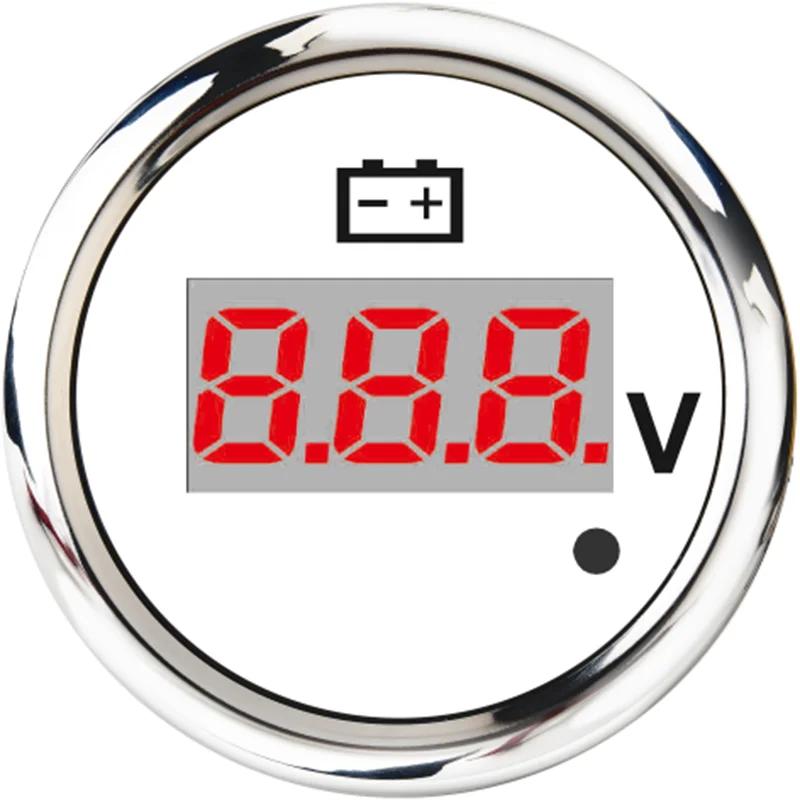 8-16V/16-32V Voltmeter 52mm Volt Meter Car Gauge Voltage For Marine Boat Truck Motorcycle RV Red Backlight 12V/24V Indicator
8-16V/16-32V Voltmeter 52mm Volt Meter Car Gauge Voltage For Marine Boat Truck Motorcycle RV Red Backlight 12V/24V Indicator