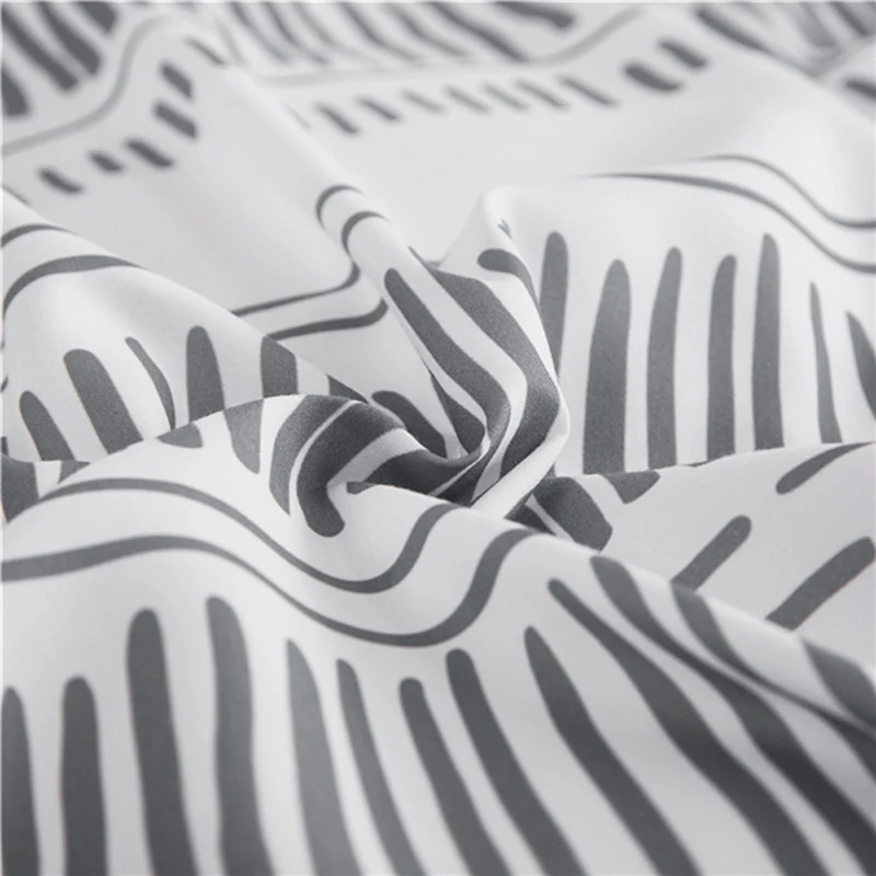 White And Black Stripe Bedding Set Queen King Full Size Luxury Duvet Cover Sets 2/3pcs Quilt Comforter Cover Set Home Textiles
White And Black Stripe Bedding Set Queen King Full Size Luxury Duvet Cover Sets 2/3pcs Quilt Comforter Cover Set Home Textiles