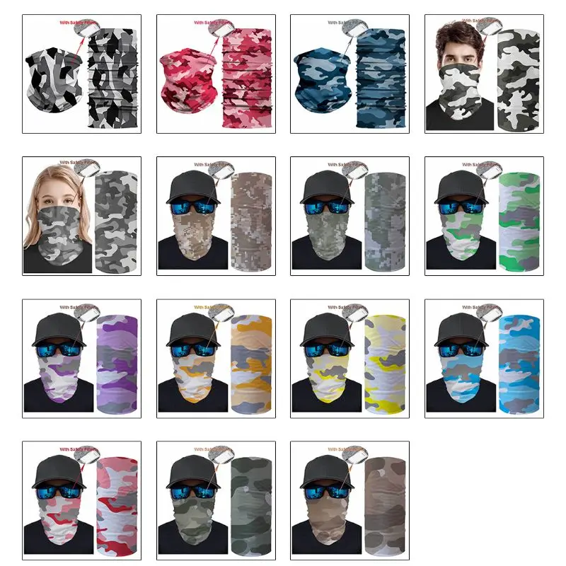 Variety Magic Seamless Headscarf Mouth Mask Bandana Scarf Neck Gaiter Rechangable PM2.5 Filter Anti-pollution Respirator
Variety Magic Seamless Headscarf Mouth Mask Bandana Scarf Neck Gaiter Rechangable PM2.5 Filter Anti-pollution Respirator