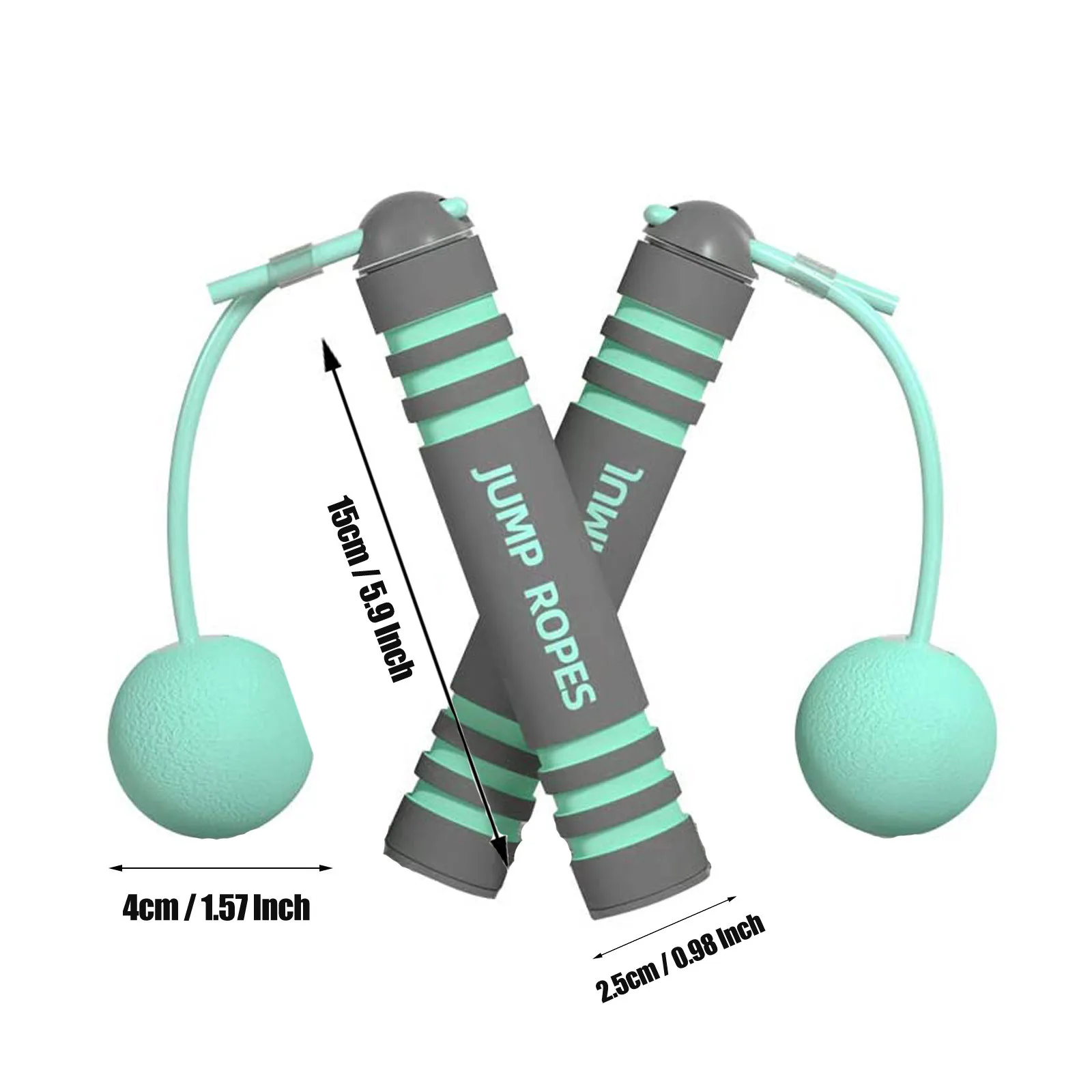 25# Jump Rope Cordless Skipping For Fitness No Tangles Speed Wireless Exercise Fitness Machine Weight Counting Cordless Skipping
