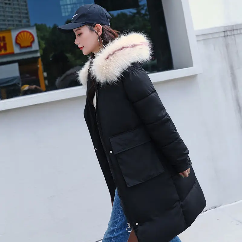Cotday Cotton-padded Thick Yellow 2020 Winter Warm Artifical Large Fur Collar Office Style Casual Women Mid-length Parka Coat
Cotday Cotton-padded Thick Yellow 2020 Winter Warm Artifical Large Fur Collar Office Style Casual Women Mid-length Parka Coat