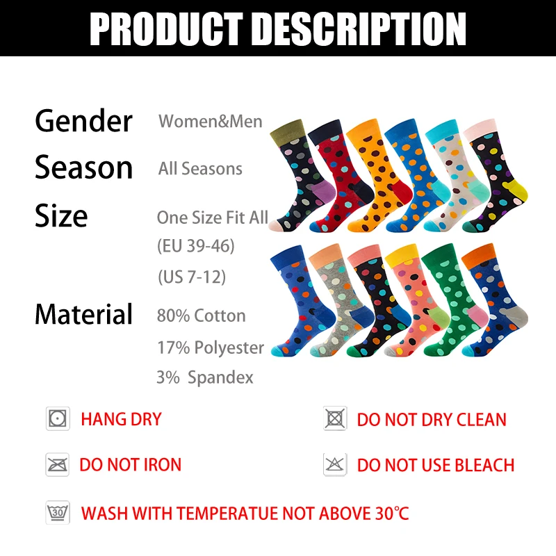 1 pair men socks combed cotton bright colored funny socks men's calf crew socks for business causal dress wedding gift sok
1 pair men socks combed cotton bright colored funny socks men's calf crew socks for business causal dress wedding gift sok