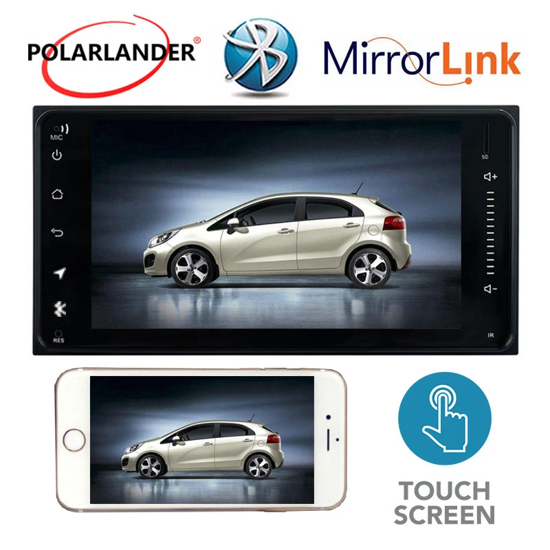 Автомобильный радиоприемник 2 Din 7 дюймов Windows Ce Mirrorlink Bluetooth USB FM GPS сенсорный экран без CD/DVD для Toyota Corolla 2001-2008
Автомобильный радиоприемник 2 Din 7 дюймов Windows Ce Mirrorlink Bluetooth USB FM GPS сенсорный экран без CD/DVD для Toyota Corolla 2001-2008
