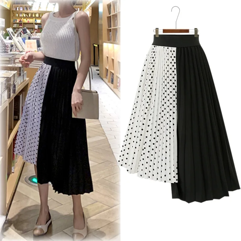 2021 Summer New Half Skirt European and American Foreign Trade Large Size Women's Wave Point Irregular pleated
2021 Summer New Half Skirt European and American Foreign Trade Large Size Women's Wave Point Irregular pleated