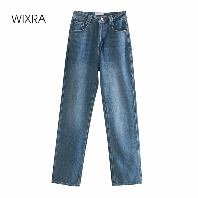 Wixra 2021, женские джинсы, однотонные, на молнии, с пуговицами, с высокой талией, свободные, прямые, повседневные, длинные штаны, брюки, Осенние, н...
Wixra 2021, женские джинсы, однотонные, на молнии, с пуговицами, с высокой талией, свободные, прямые, повседневные, длинные штаны, брюки, Осенние, н...
