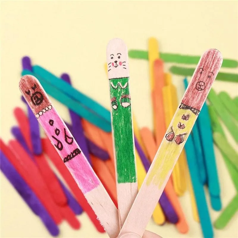 50 Ice Cream Sticks Children's DIY Handmade Ice Cream Stick Creative Kids Children's Wooden Crafts Exercise Ability Hand O7E1
50 Ice Cream Sticks Children's DIY Handmade Ice Cream Stick Creative Kids Children's Wooden Crafts Exercise Ability Hand O7E1