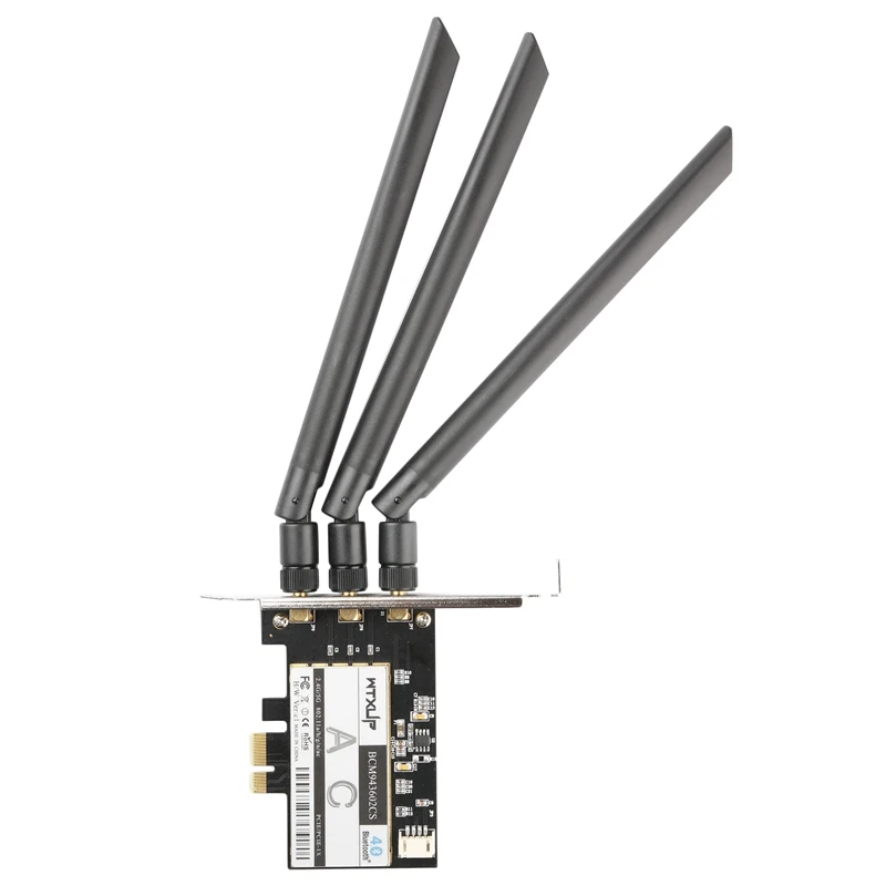 WTXUP 2,4G + 5G Двухдиапазонная 1750 Мбит/с 3 антенны Bluetooth 4,0 PCI-E десктопная Встроенная беспроводная сетевая карта для черного Apple MAC
WTXUP 2,4G + 5G Двухдиапазонная 1750 Мбит/с 3 антенны Bluetooth 4,0 PCI-E десктопная Встроенная беспроводная сетевая карта для черного Apple MAC