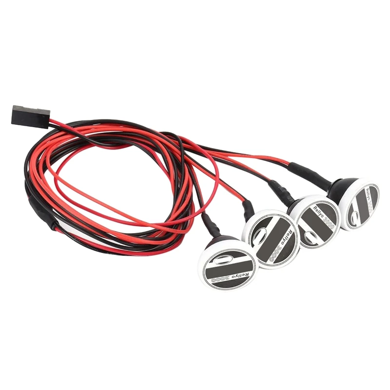 RC Car 4 Round LED Light Cover for 1:10 RC Crawler for Traxxas TRX-4 Axial SCX10 90046 Tamiya CC01 D90 MST HPI
RC Car 4 Round LED Light Cover for 1:10 RC Crawler for Traxxas TRX-4 Axial SCX10 90046 Tamiya CC01 D90 MST HPI