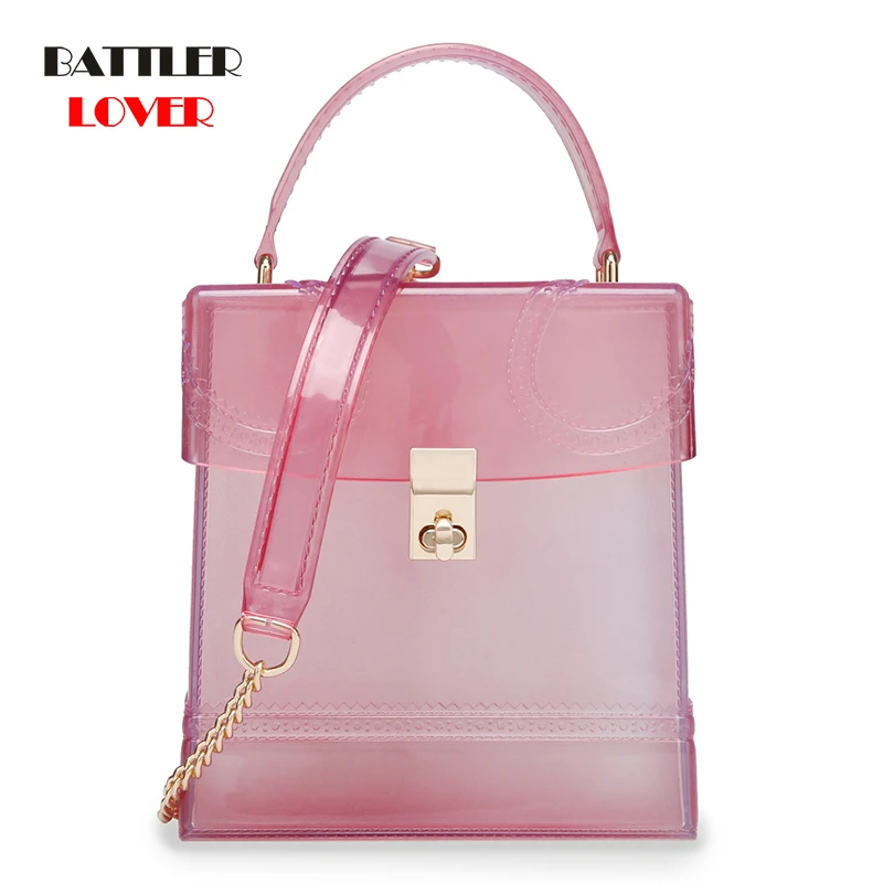 Clear Transparent Box Handbag for Women 2020 Summer Jelly Designer Flaps Lady Travel Luxury Crossbody Bag High Quality Totes
Clear Transparent Box Handbag for Women 2020 Summer Jelly Designer Flaps Lady Travel Luxury Crossbody Bag High Quality Totes