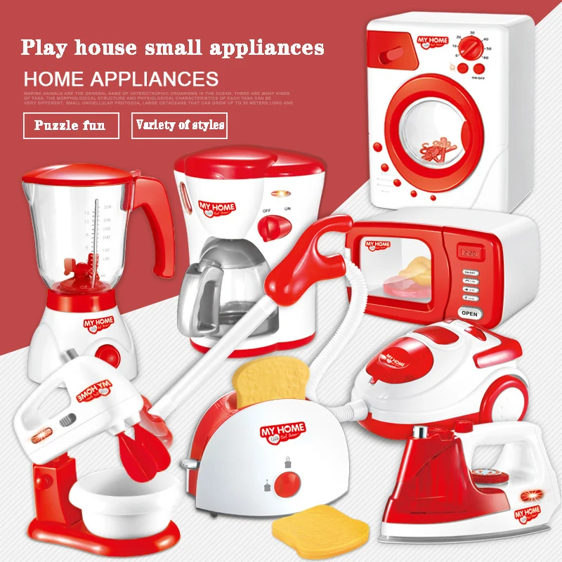 Children's Play House Simulation Large Small Appliances Juicer Coffee Maker Washing Machine Bread Maker Toy Kitchen Set
Children's Play House Simulation Large Small Appliances Juicer Coffee Maker Washing Machine Bread Maker Toy Kitchen Set