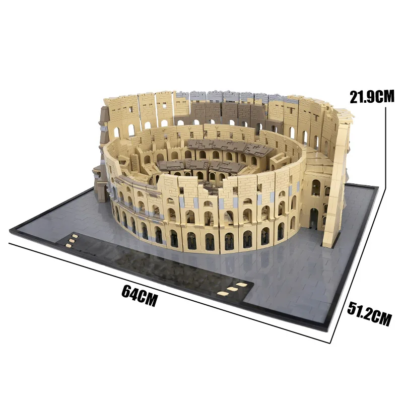Mould king 6466Pcs Streetview MOC The Architecture Rome Colosseum model Building Blocks sets DIY Bricks Kids Toys Christmas Gift
Mould king 6466Pcs Streetview MOC The Architecture Rome Colosseum model Building Blocks sets DIY Bricks Kids Toys Christmas Gift