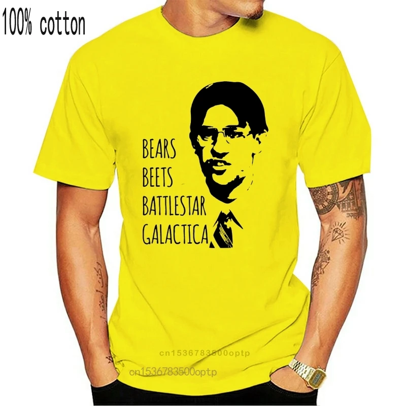 Футболка унисекс с надписью «New Bear Beets Battlestar Галактика»
Футболка унисекс с надписью «New Bear Beets Battlestar Галактика»