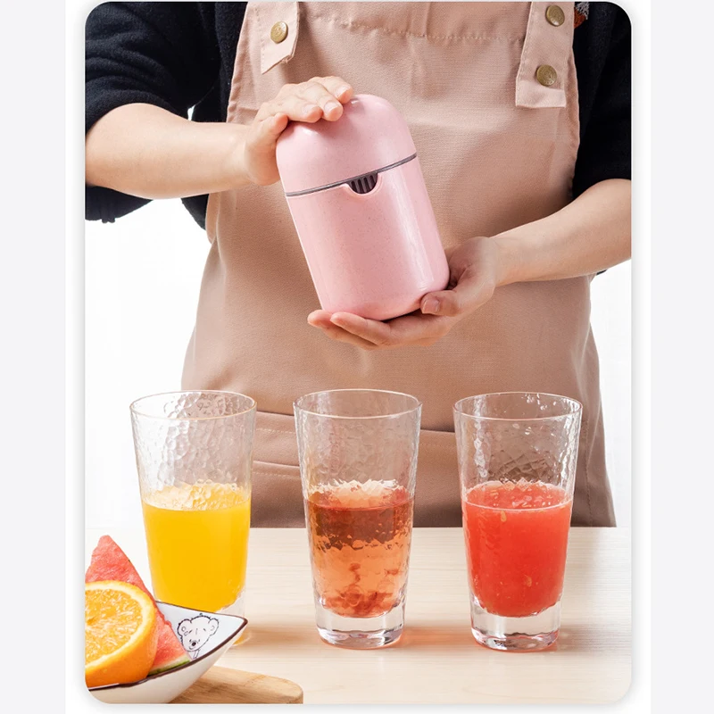 Portable Manual Juicer Cup Safe Material Wheat Straw Hand Pressure Fruit Orange Food Juice Maker Household Kitchen Accessories
Portable Manual Juicer Cup Safe Material Wheat Straw Hand Pressure Fruit Orange Food Juice Maker Household Kitchen Accessories