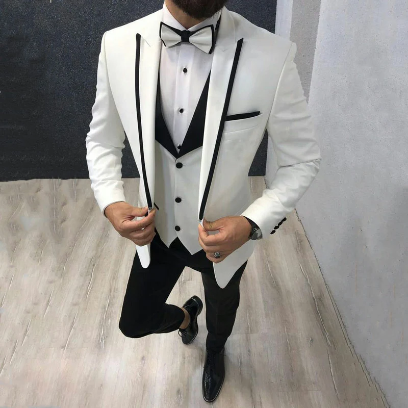 Suit Men Wedding Groom Best Man Costume Homme Mariage Luxe Custom Made Casual Business Prom Suits Ropa Hombre Jacket+Pants+Vest
Suit Men Wedding Groom Best Man Costume Homme Mariage Luxe Custom Made Casual Business Prom Suits Ropa Hombre Jacket+Pants+Vest