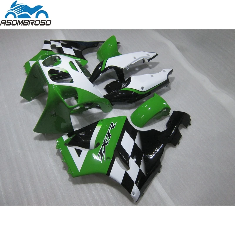 High Quality parts for Kawasaki Ninja ZX7R fairing kit 1996-2003 green white black fairing set zx7r 96 97 98 99 00 01 02 03 HX60
High Quality parts for Kawasaki Ninja ZX7R fairing kit 1996-2003 green white black fairing set zx7r 96 97 98 99 00 01 02 03 HX60