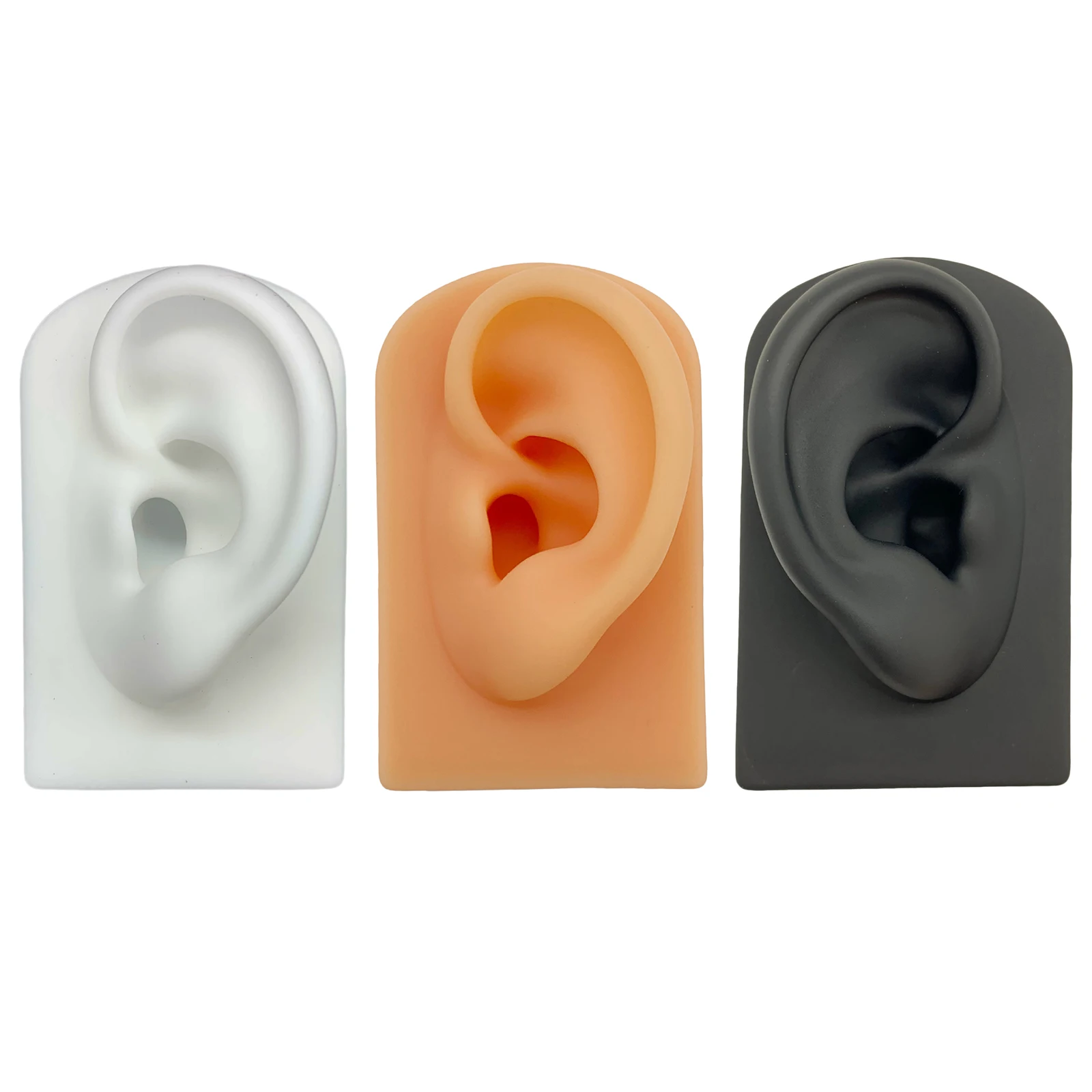 Ear Model Props Silicone Artificial Soft Ear Model Piercing Exercises Study Office Headset Display Props
Ear Model Props Silicone Artificial Soft Ear Model Piercing Exercises Study Office Headset Display Props