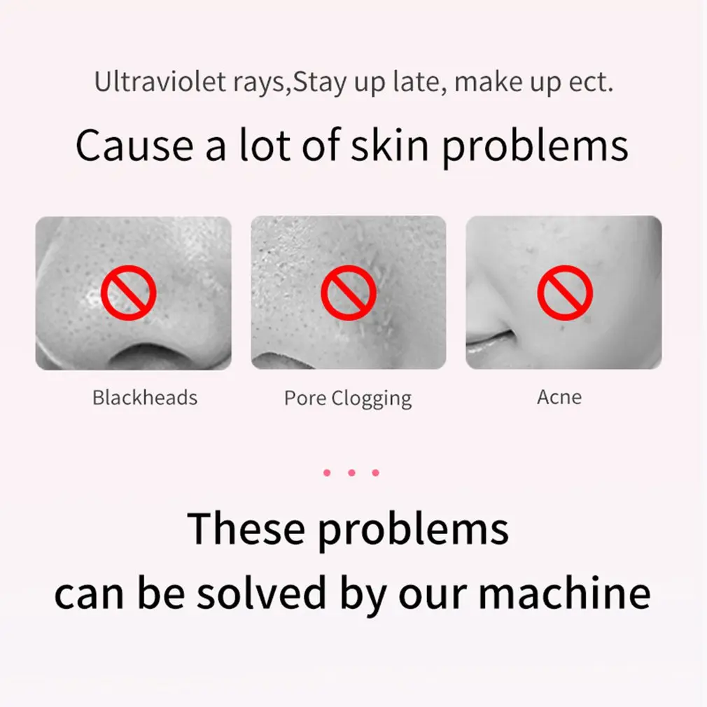 Ultrasonic Skin Scrubber Blackhead Remover Deep Face Cleaning Machine Peeling Shovel Facial Pore Cleaner Facial Massager
Ultrasonic Skin Scrubber Blackhead Remover Deep Face Cleaning Machine Peeling Shovel Facial Pore Cleaner Facial Massager