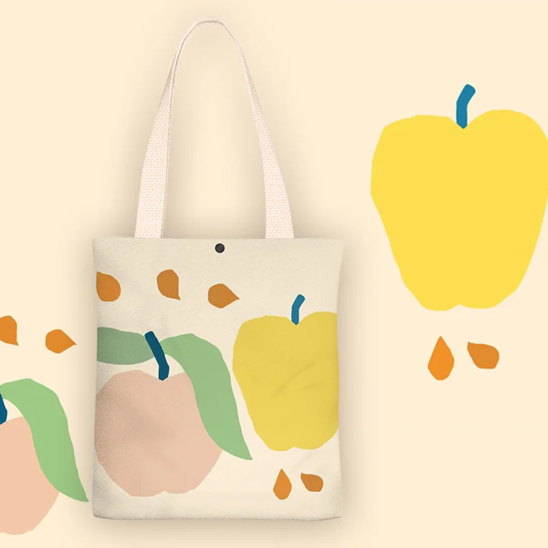 2021 new cute cartoon color apple student one shoulder Canvas Handbag shopping bag large capacity bag
2021 new cute cartoon color apple student one shoulder Canvas Handbag shopping bag large capacity bag