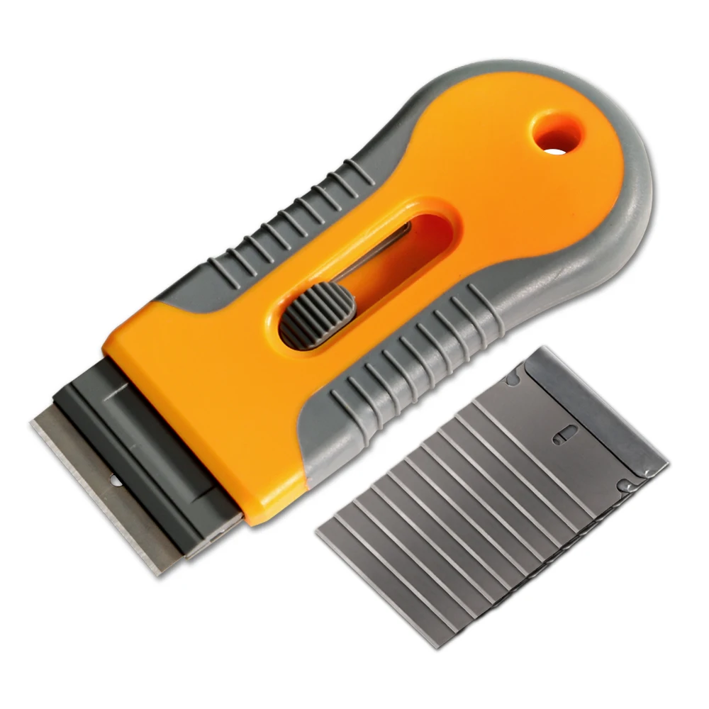 100pcs 1.5" Spare Razor Blade for Razor Scraper Carbon Fiber Steel Blades Vinyl Car Wrap Tools Widow Tint Sticker Remover
100pcs 1.5" Spare Razor Blade for Razor Scraper Carbon Fiber Steel Blades Vinyl Car Wrap Tools Widow Tint Sticker Remover