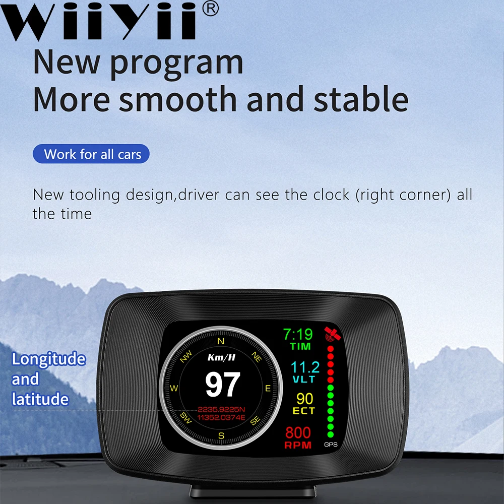 Автомобильный Умный Цифровой измеритель HUD, многофункциональный прибор для измерения температуры, напряжения, превышения скорости, с GPS, P13
Автомобильный Умный Цифровой измеритель HUD, многофункциональный прибор для измерения температуры, напряжения, превышения скорости, с GPS, P13