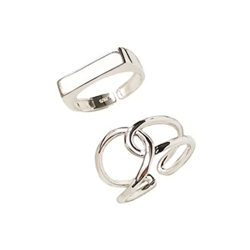 Minimalist Silver Ring Pendant Women's Girl Silver Jewelry New Fashion Cross Winding Handmade Ring Banquet Jewelry Wholesale
Minimalist Silver Ring Pendant Women's Girl Silver Jewelry New Fashion Cross Winding Handmade Ring Banquet Jewelry Wholesale