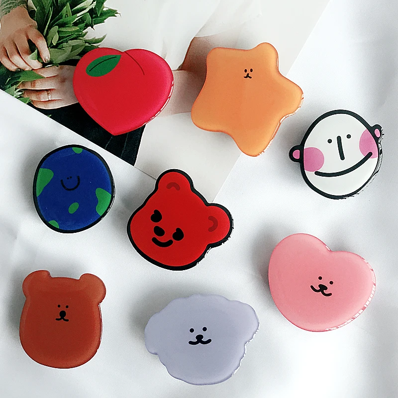 New hot-selling universal cute cartoon foldable mobile phone finger ring bracket handle airbag bracket accessories for iPhone
New hot-selling universal cute cartoon foldable mobile phone finger ring bracket handle airbag bracket accessories for iPhone