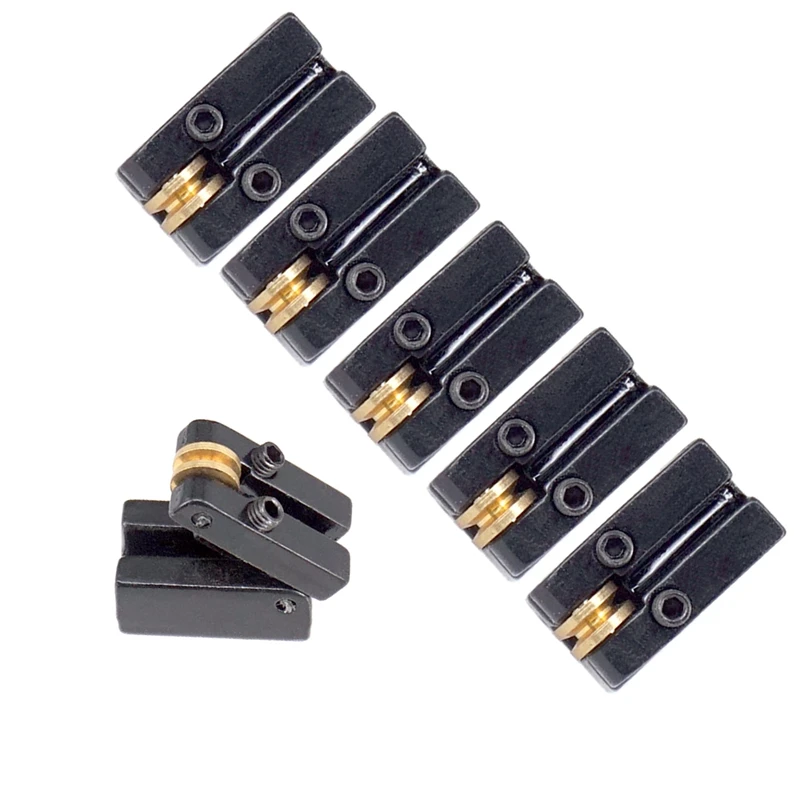 6Pcs/Set Black Headless Guitar Bridge Saddles Guitar Bridge Accessories String Roller Saddles
6Pcs/Set Black Headless Guitar Bridge Saddles Guitar Bridge Accessories String Roller Saddles