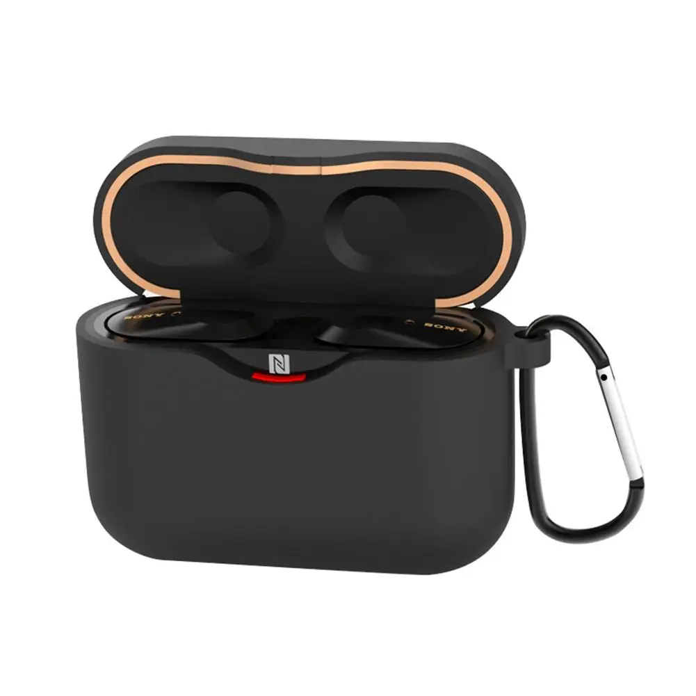 New Soft Silicone Earphone Cover Case For Sony WF-1000XM3 Headset Protector Shell Accessories For Sony WF-1000XM3 Case With Hook
New Soft Silicone Earphone Cover Case For Sony WF-1000XM3 Headset Protector Shell Accessories For Sony WF-1000XM3 Case With Hook