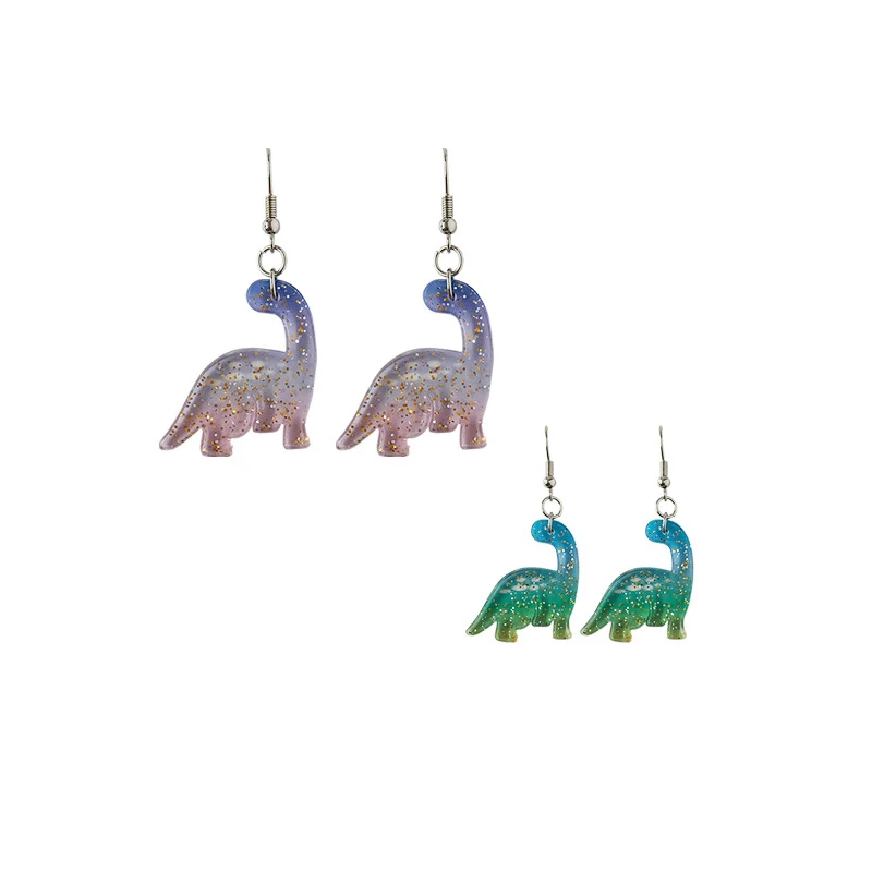 Fun cartoon gradient dinosaur earrings Personality and cute girly jewelry 2021 new all-match earrings תכשיטים לנשים boucles d’or
Fun cartoon gradient dinosaur earrings Personality and cute girly jewelry 2021 new all-match earrings תכשיטים לנשים boucles d’or