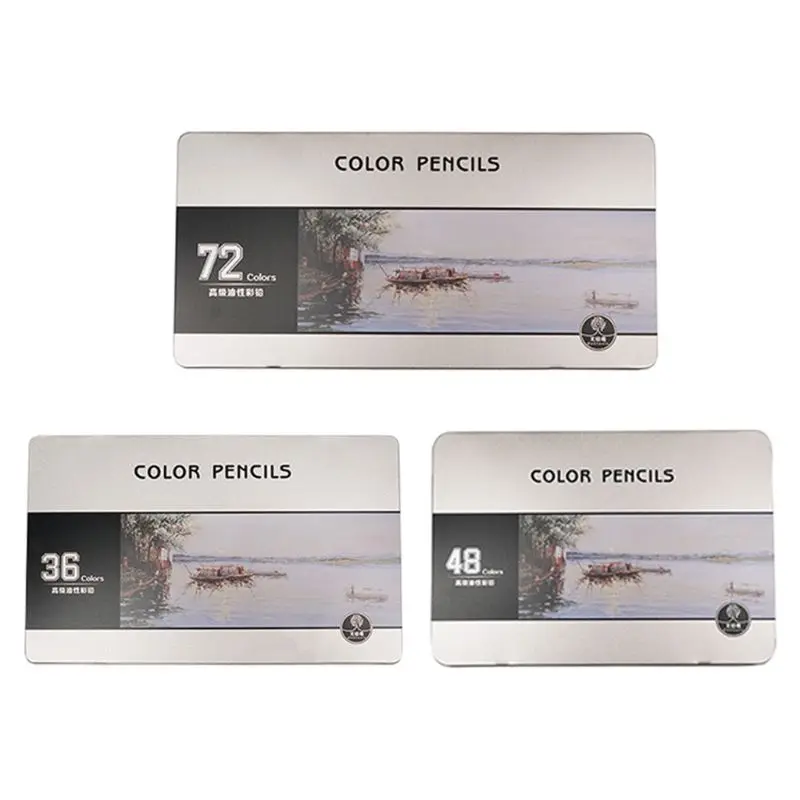36/48/72 Colors Professional Oil Colored Pencils Set Artist Painting Sketching 090F
36/48/72 Colors Professional Oil Colored Pencils Set Artist Painting Sketching 090F