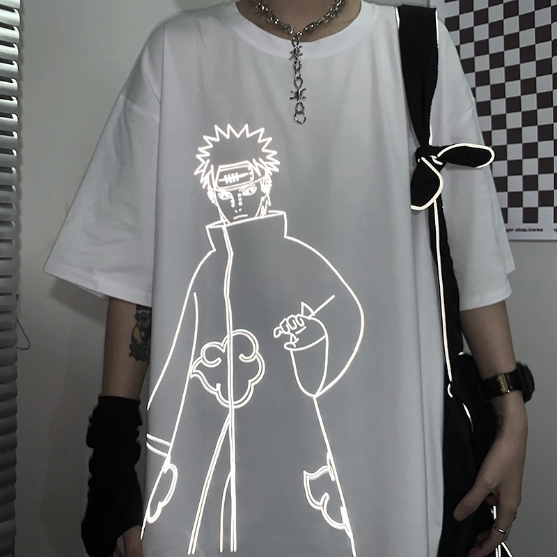 Men'S Summer Harajuku Street Anime T-Shirt Cool Loose Oversized T-Shirt Casual Cartoon Funny Hip Hop Reflective T-Shirt Men 2021
Men'S Summer Harajuku Street Anime T-Shirt Cool Loose Oversized T-Shirt Casual Cartoon Funny Hip Hop Reflective T-Shirt Men 2021