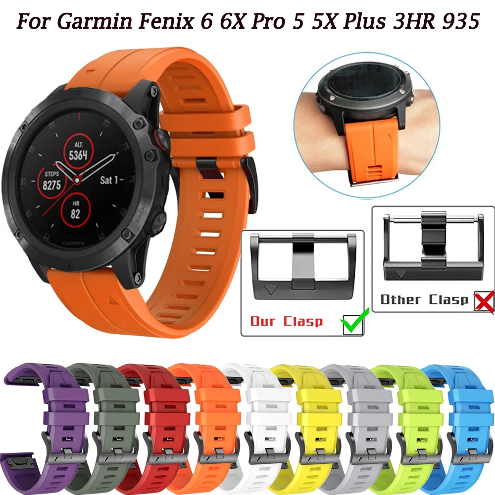 Sport Silicone Smart Watch Band Strap For Garmin Fenix 6 6X Pro 5 5X Plus 3 3HR /Descent Mk1 Mk2i Quick Release 22 26mm Bracelet
Sport Silicone Smart Watch Band Strap For Garmin Fenix 6 6X Pro 5 5X Plus 3 3HR /Descent Mk1 Mk2i Quick Release 22 26mm Bracelet