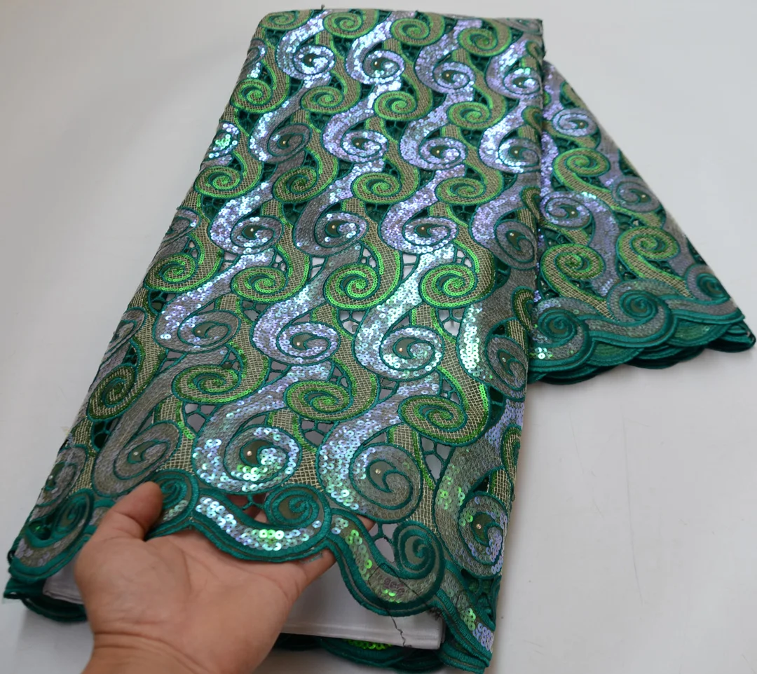 (5yards/pc) High quality green African hand cut organza lace fabric with wonderful glazing sequins embroidery for party PO168
(5yards/pc) High quality green African hand cut organza lace fabric with wonderful glazing sequins embroidery for party PO168