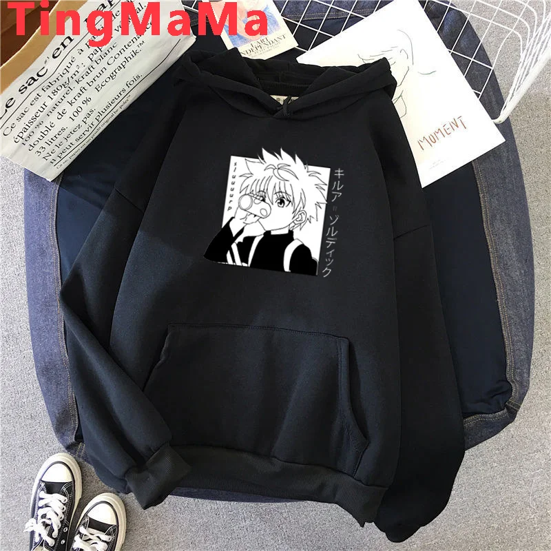 Толстовка Hunter x Hunter Killua Hisoka женская, свитшот с принтом гранж, корейский пуловер в стиле хип-хоп, уличная одежда
Толстовка Hunter x Hunter Killua Hisoka женская, свитшот с принтом гранж, корейский пуловер в стиле хип-хоп, уличная одежда
