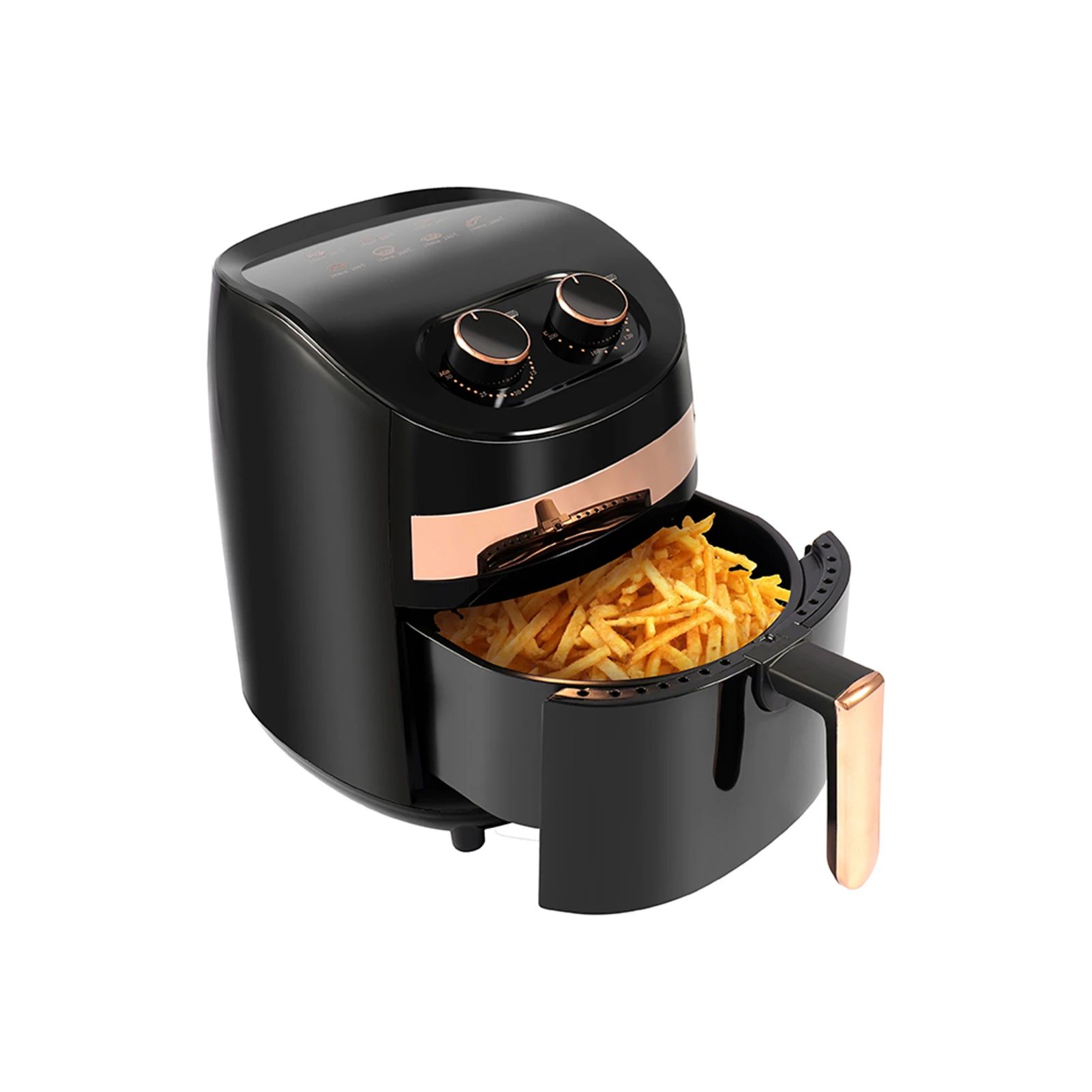 Air Fryer 1000W 3.5L Electric Hot Air Fryer Oven Oil Free Nonstick Cooker Knob Control with Timer Temperature Controller
Air Fryer 1000W 3.5L Electric Hot Air Fryer Oven Oil Free Nonstick Cooker Knob Control with Timer Temperature Controller