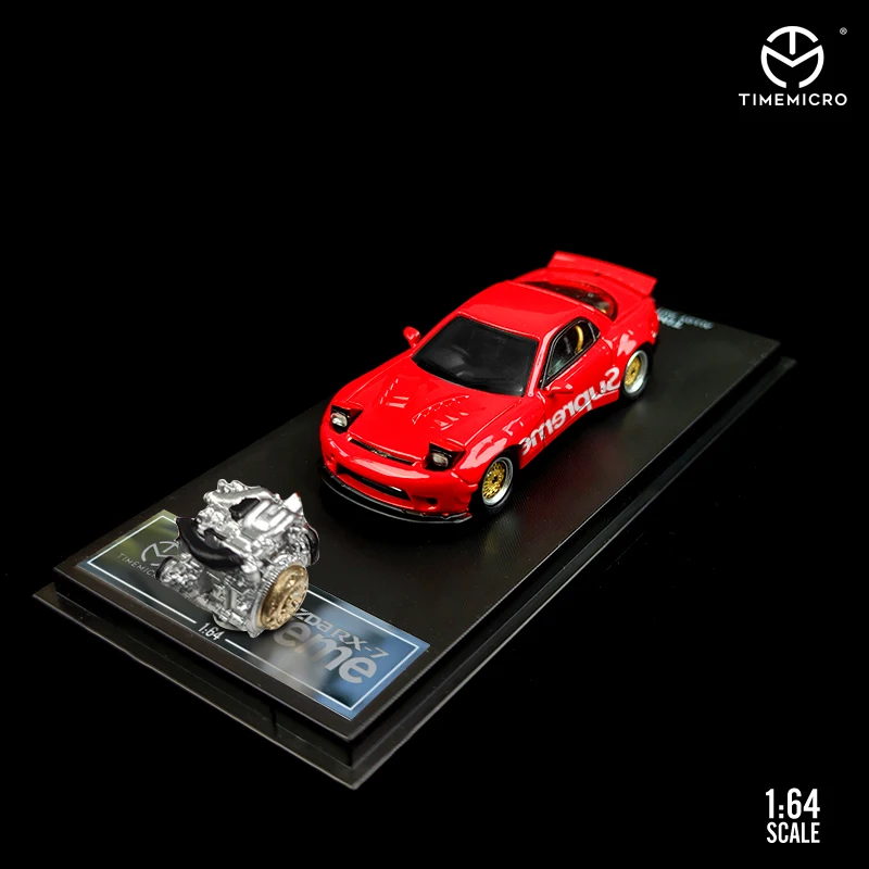 Модель автомобиля Time Micro 1/64 Mazda RX-7, коллекция литых автомобилей из сплава под давлением, подарки, игрушечный набор с двигателем
Модель автомобиля Time Micro 1/64 Mazda RX-7, коллекция литых автомобилей из сплава под давлением, подарки, игрушечный набор с двигателем