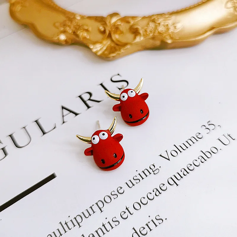 3 Styles Cartoon Cute Trendy OX Cow Stud Earrings Women Girls Small Fashion Rhinestone Pearl Chinese Style Girls Party Jewelry
3 Styles Cartoon Cute Trendy OX Cow Stud Earrings Women Girls Small Fashion Rhinestone Pearl Chinese Style Girls Party Jewelry