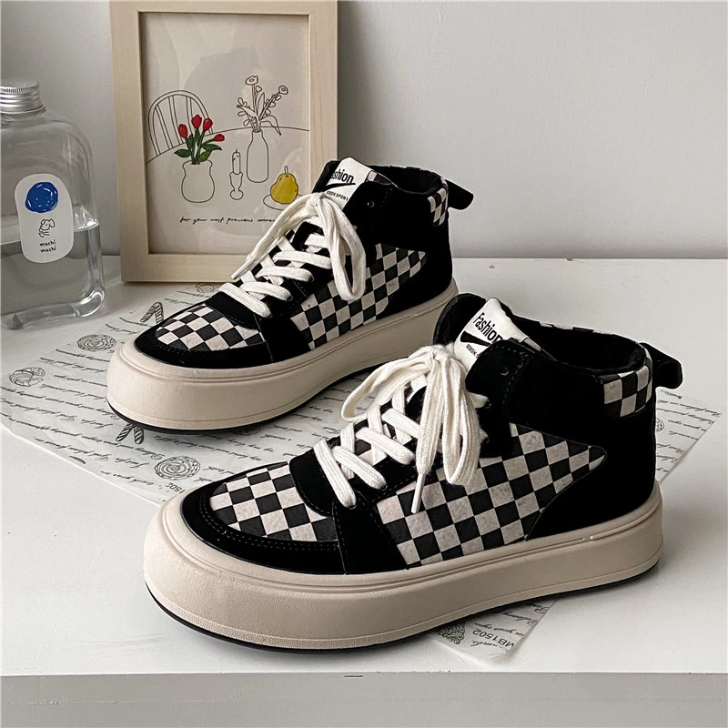 Spring New Women Casual Warm shoes Comfortable shoes Grid pattern Girls Non-slip sports shoes Zapatos De Mujer Tenis Zapatillas
Spring New Women Casual Warm shoes Comfortable shoes Grid pattern Girls Non-slip sports shoes Zapatos De Mujer Tenis Zapatillas