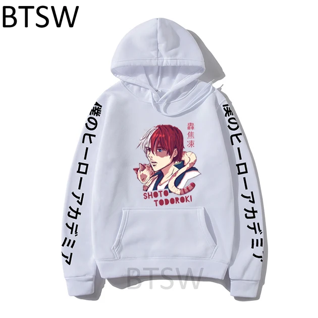 Harajuku Hoodie My Hero Academia Anime Hoodies Shoto Todoroki with Cat Printed Men's Sweatshirts Streetwear Casual Tops Pullover
Harajuku Hoodie My Hero Academia Anime Hoodies Shoto Todoroki with Cat Printed Men's Sweatshirts Streetwear Casual Tops Pullover
