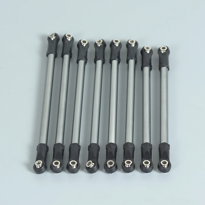 8PCS Metal Chassis RC Link Rod Linkage Set 31M Wheelbase for 1/10 AXIAL SCX10 RC Crawler Car 90046 90047
8PCS Metal Chassis RC Link Rod Linkage Set 31M Wheelbase for 1/10 AXIAL SCX10 RC Crawler Car 90046 90047