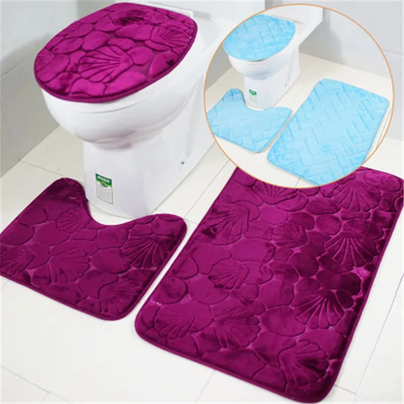 Non Slip Bath Mat With Toilet Cover 3 Pieces/set Geometric Carpet For Bath Toilet Floor Mat Flannel Foam Pad WC Rug Bath Rug Set
Non Slip Bath Mat With Toilet Cover 3 Pieces/set Geometric Carpet For Bath Toilet Floor Mat Flannel Foam Pad WC Rug Bath Rug Set