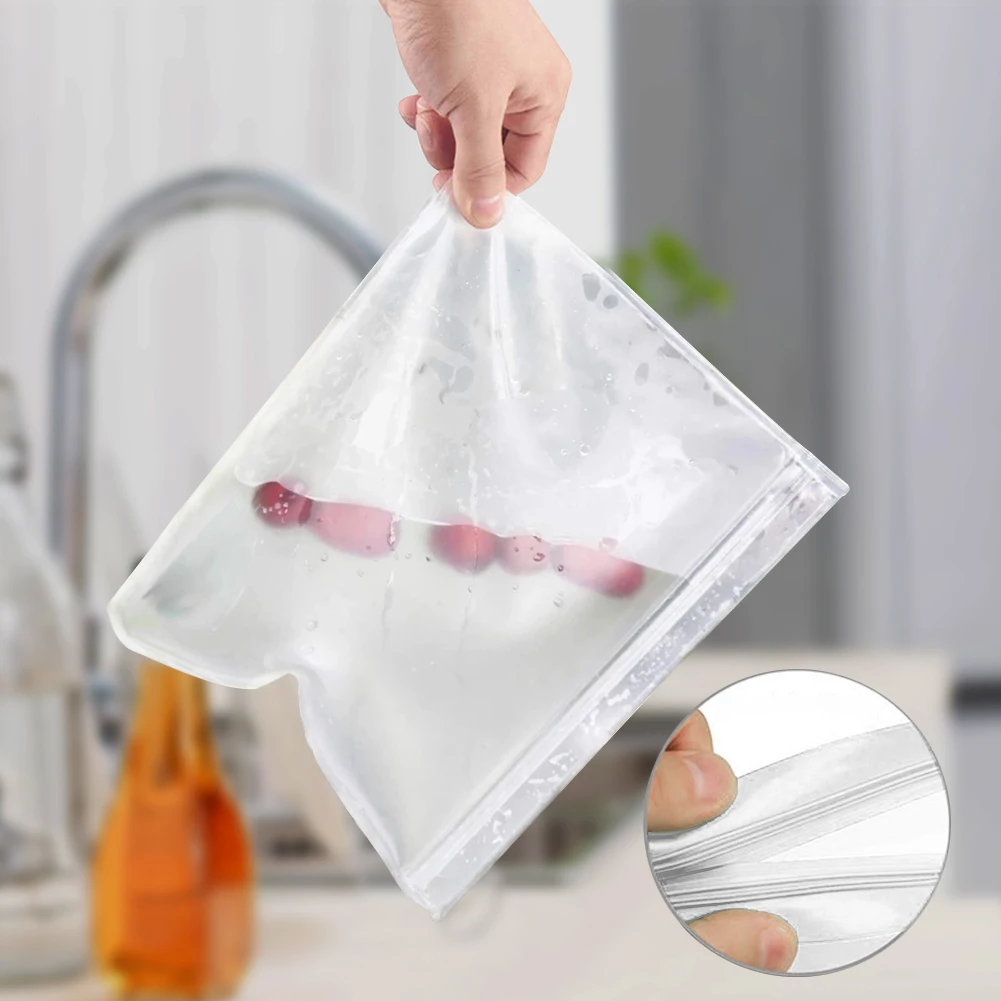 4Pcs Freezer Bags New Silicone Leakproof Cup Fresh Fruit Sandwich Pouch Ziplock Shut Pouch Food Storage Bag Containers Reusable
4Pcs Freezer Bags New Silicone Leakproof Cup Fresh Fruit Sandwich Pouch Ziplock Shut Pouch Food Storage Bag Containers Reusable