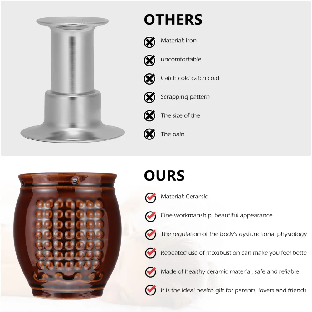 Ceramic Moxibustion Pot Universal Moxa Burner Moxa Scraping Box Moxibustion Box
Ceramic Moxibustion Pot Universal Moxa Burner Moxa Scraping Box Moxibustion Box