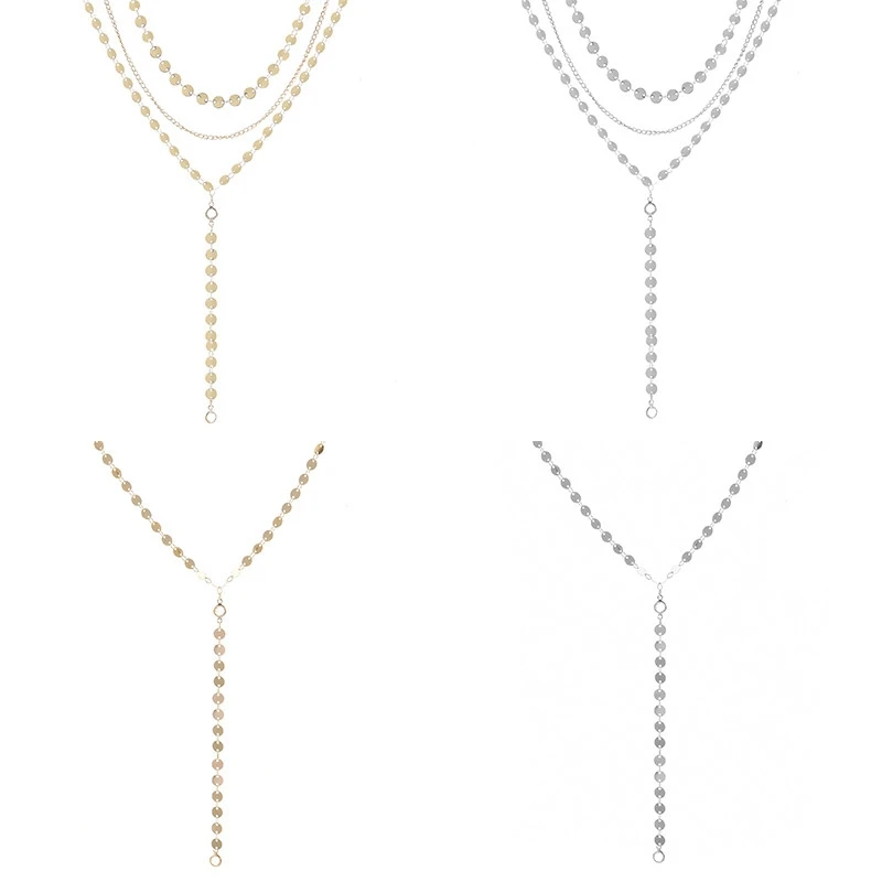 Bohemia Multiple Layers Sheet Chain With Crystal Necklace For Women Girls Birthday Jewelry Gift
Bohemia Multiple Layers Sheet Chain With Crystal Necklace For Women Girls Birthday Jewelry Gift
