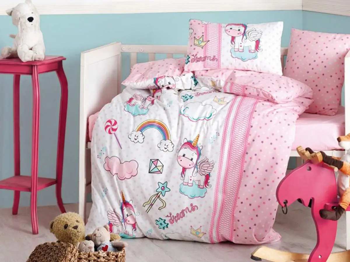 Cotton Box Baby bed Set Unicorn Pink
Cotton Box Baby bed Set Unicorn Pink