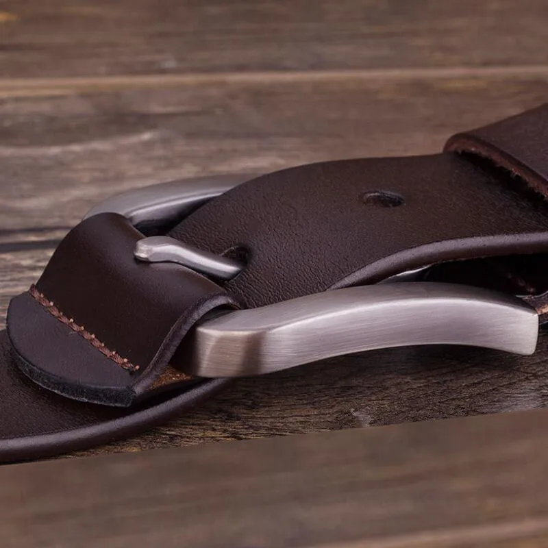 High Quality Men Genuine Leather BeltsLuxury Design Alloy Metal Pin Buckle Belt Waist Strap Cowskin Casual Belts Cowboywaistband
High Quality Men Genuine Leather BeltsLuxury Design Alloy Metal Pin Buckle Belt Waist Strap Cowskin Casual Belts Cowboywaistband